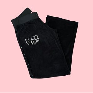 Y2k Rocawear Velour Tracksuit Pants (juicy couture style) “sexy since 1999”